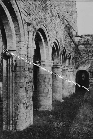 BOYLE ABBEY  SOUTH AISLE AND ARCHES OF NAVE